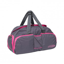Спортивная женская сумка Asgard С-6419 AS Серый - Розовый